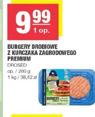 Burgery drobiowe z kurczaka zagrodowego premium Drosed