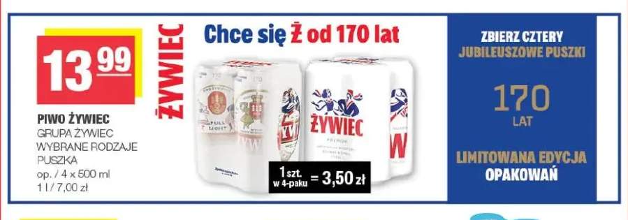 Piwo Żywiec 4-pak 500 ml