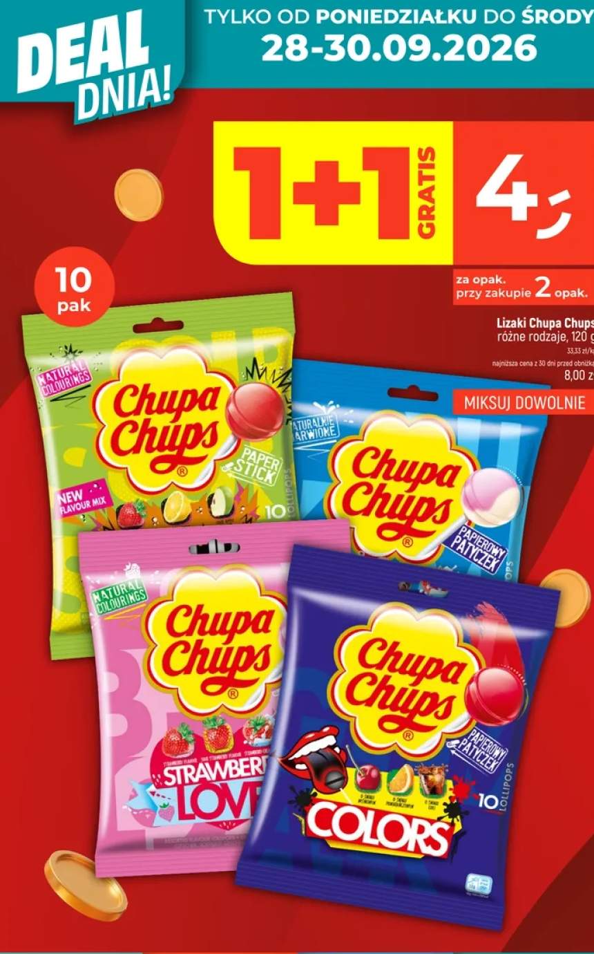 Lizaki Chupa Chups New Flavour Mix +3 warianty