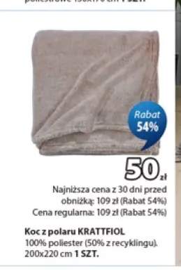 Koc z polaru Krattfiol 200x220 cm