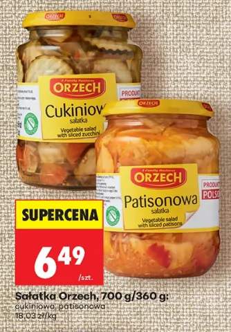 Sałatka cukiniowa Orzech +1 wariant