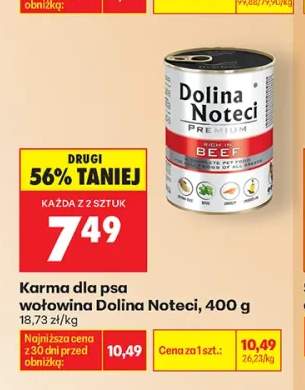 Karma dla psa wołowina Dolina Noteci