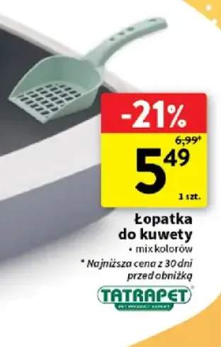 Łopatka do kuwety Tatrapet