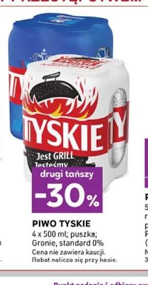 Piwo Tyskie Gronie 4-pak +1 wariant