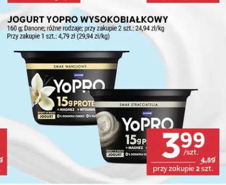 Jogurt YoPRO wysokobiałkowy waniliowy +1 wariant