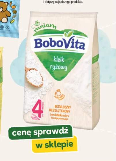 Kleik ryżowy BoboVita po 4. miesiącu bezmleczny bezglutenowy
