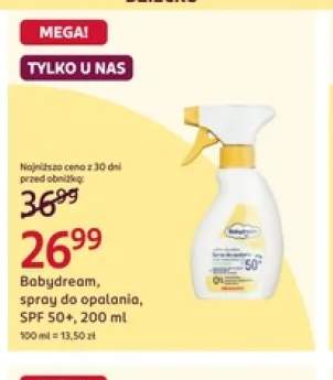 Spray do opalania SPF 50+ Babydream