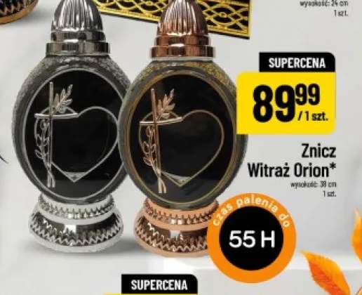Znicz Witraż Orion