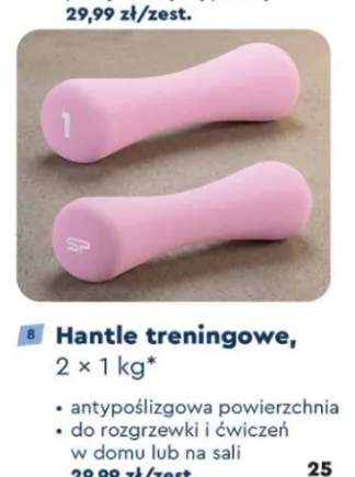 Hantle treningowe 2x1 kg