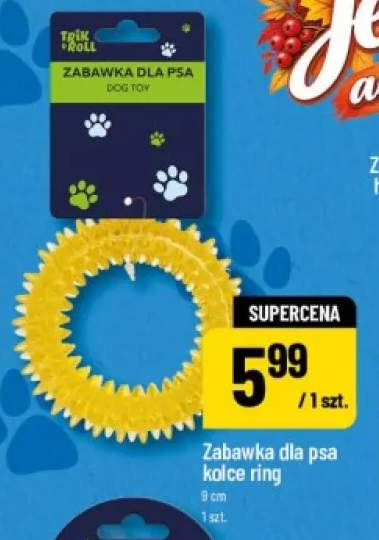 Zabawka dla psa kolce ring 9 cm Trik & Roll