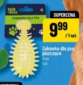 Zabawka dla psa piszcząca 12 cm Trik & Roll