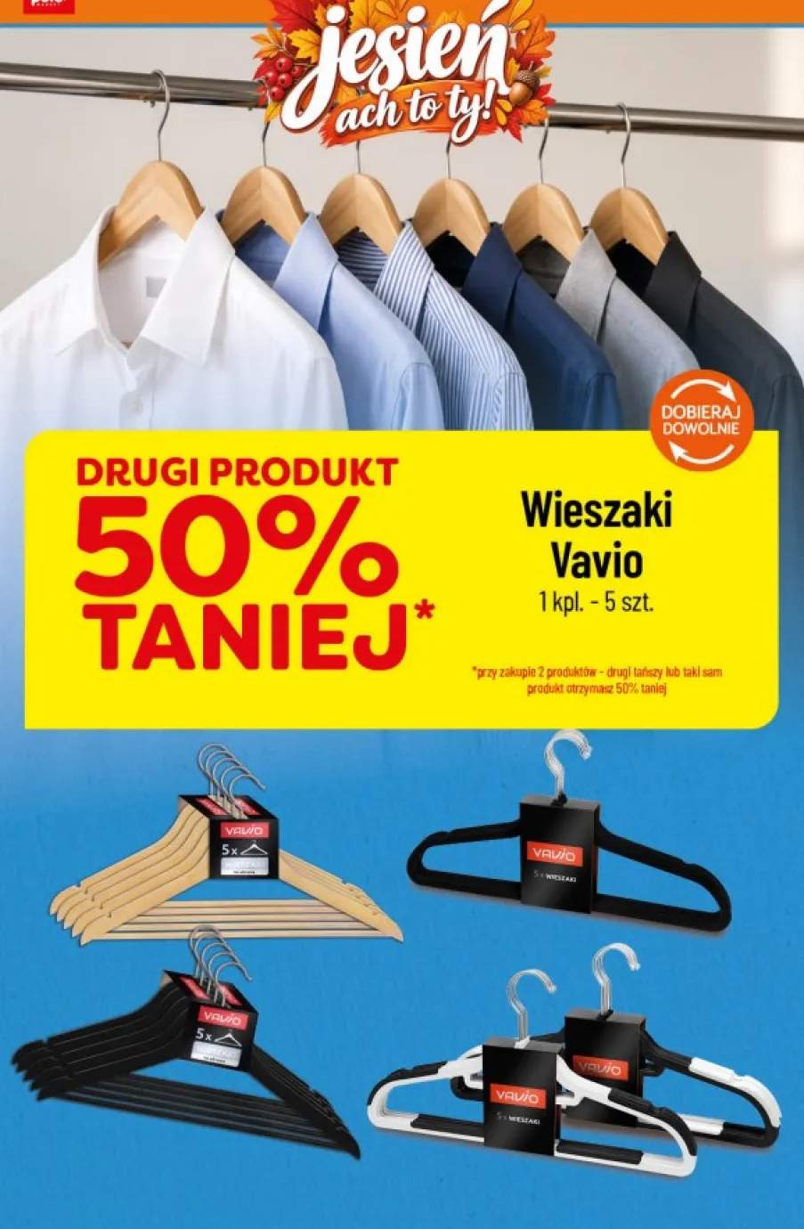 Wieszaki Vavio 5-pak