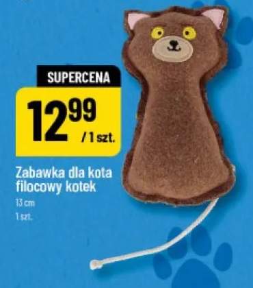 Zabawka dla kota filcowy kotek 13 cm