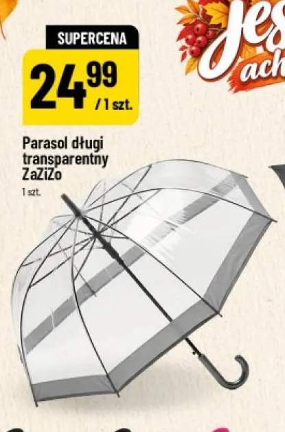 Parasol długi transparentny ZaZiZo