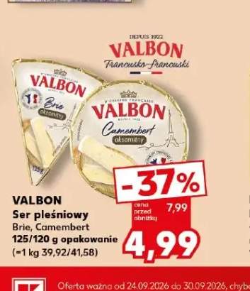 Ser pleśniowy Brie Valbon +1 wariant