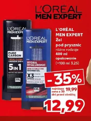 Żel pod prysznic L'Oréal Men Expert Pure Carbon +1 wariant