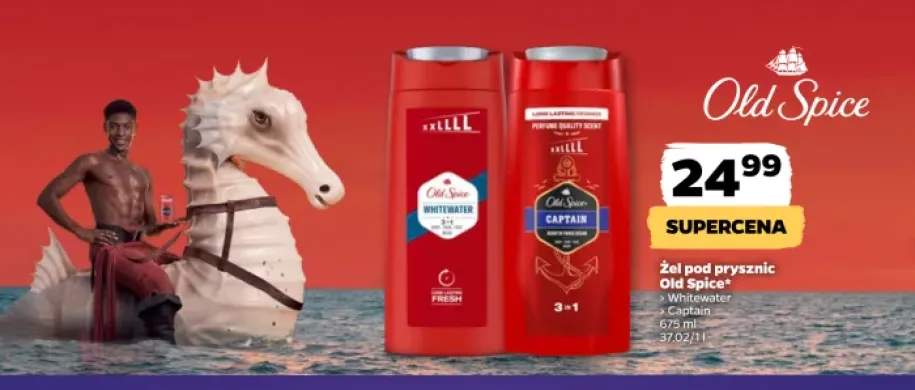 Żel pod prysznic Old Spice Whitewater +1 wariant