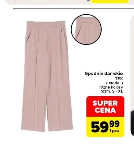 Spodnie damskie TEX z modalu