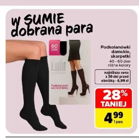 Skarpetki damskie 40-60 den Lulu +1 wariant