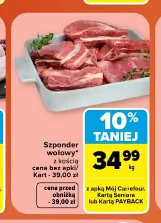 Szponder wołowy z kością