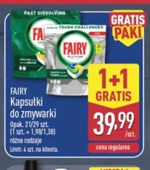 Kapsułki do zmywarki Fairy