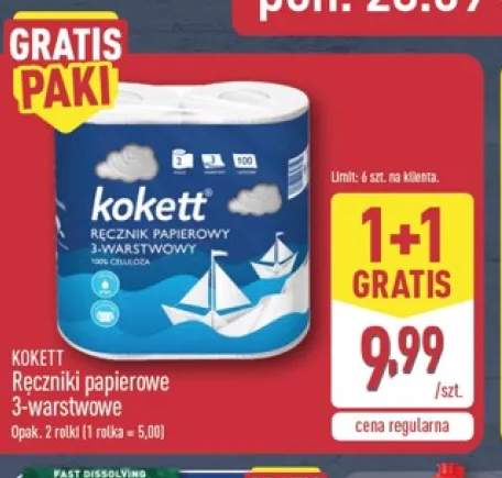 Ręczniki papierowe 3-warstwowe Kokett
