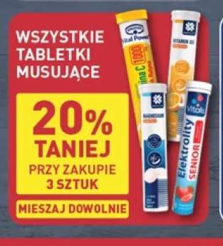 Tabletki musujące +4 warianty