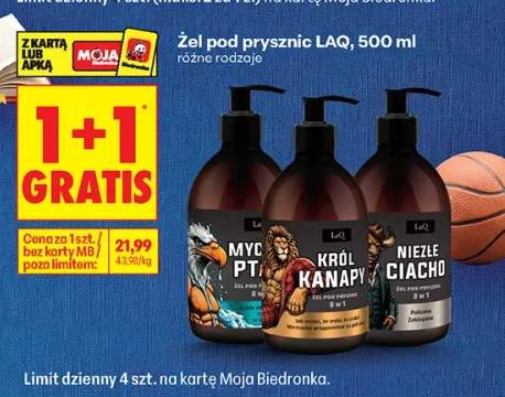 Żel pod prysznic Mycie ptaka LaQ +2 warianty