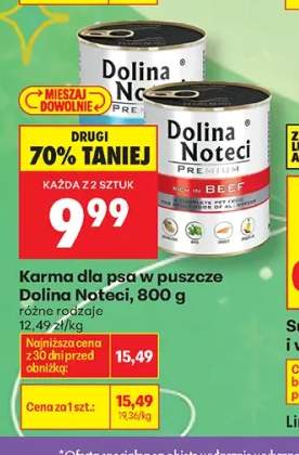 Karma dla psa w puszce Dolina Noteci