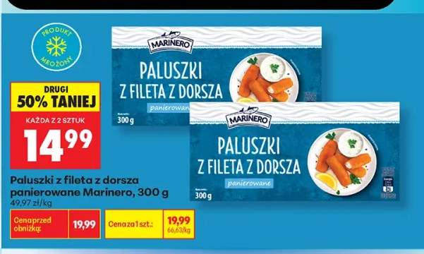 Paluszki z fileta z dorsza panierowane Marinero