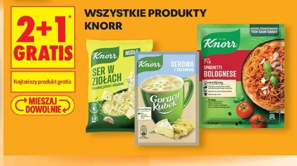 Produkty Knorr +3 warianty