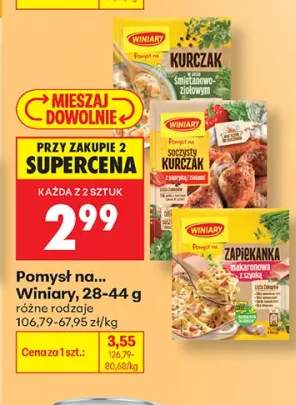 Pomysł na... kurczak w sosie śmietanowo-ziołowym Winiary +2 warianty