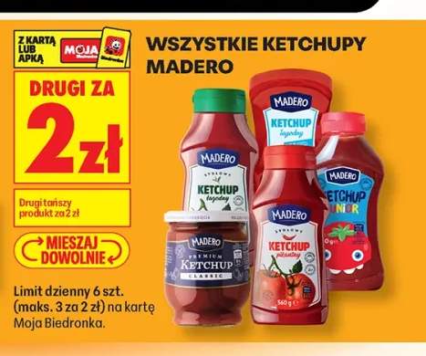 Ketchupy Madero +5 wariantów