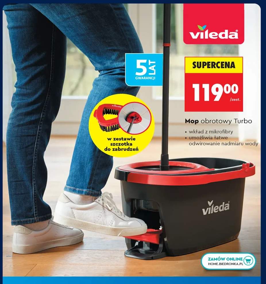 Mop obrotowy Turbo Vileda
