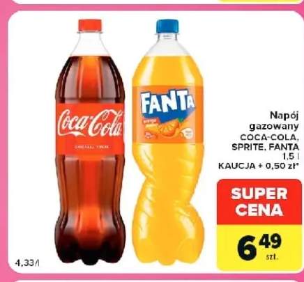 Napój gazowany Fanta +2 warianty