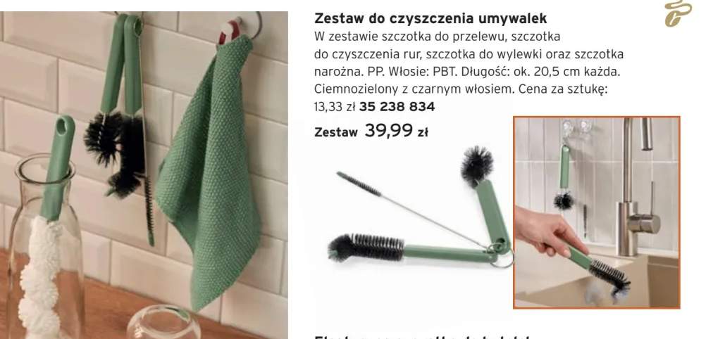 Zestaw do czyszczenia umywalek