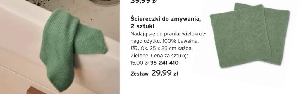 Ściereczki do zmywania 2-pak