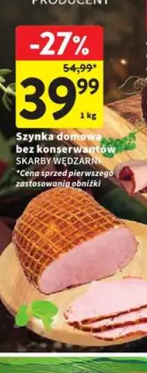 Szynka domowa bez konserwantów Skarby Wędzarni