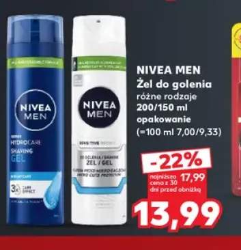 Żel do golenia Nivea Men Hydro Care +1 wariant