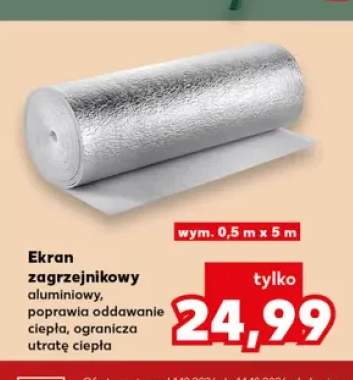 Ekran zagrzejnikowy aluminiowy