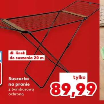 Suszarka na pranie z bambusową ochroną