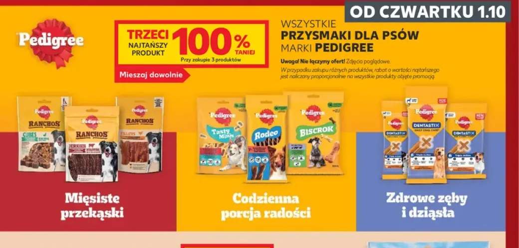 Przysmaki dla psów marki Pedigree +9 wariantów