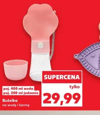 Butelka na wodę i karmę