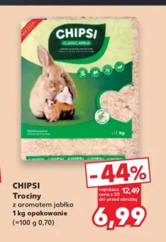 Trociny z aromatem jabłka Chipsi