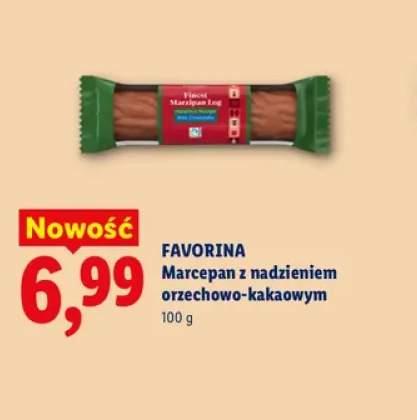 Marcepan z nadzieniem orzechowo-kakaowym Favorina