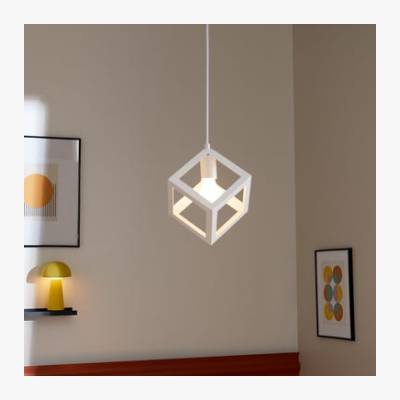 Lampa wisząca Plywood biała E27 Inspire