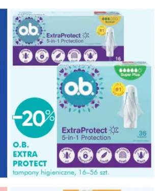 Tampony higieniczne ExtraProtect Normal o.b. +1 wariant