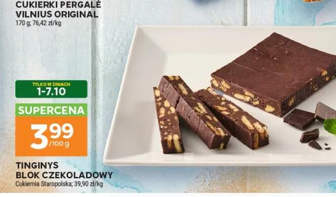 Tinginys blok czekoladowy Cukiernia Staropolska