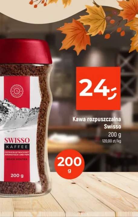 Kawa rozpuszczalna Swisso