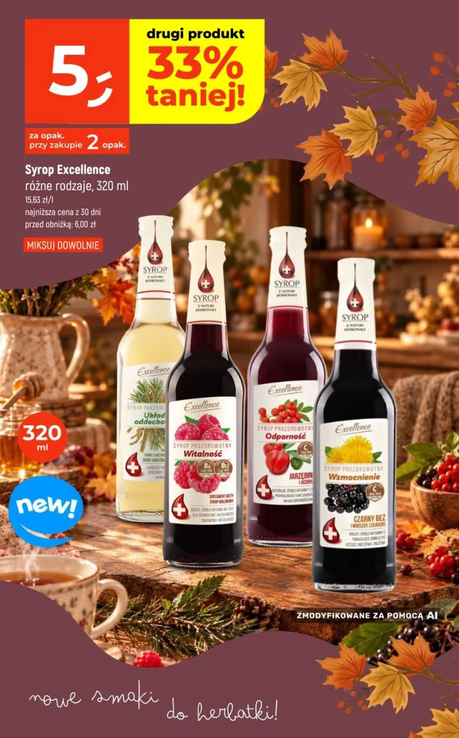 Syrop Excellence Układ oddechowy +3 warianty